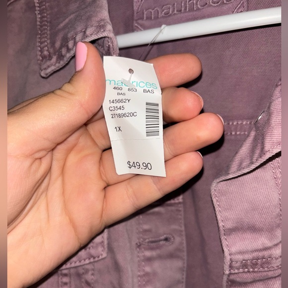 Purple Maurice’s Denim Jacket - Picture 3 of 3